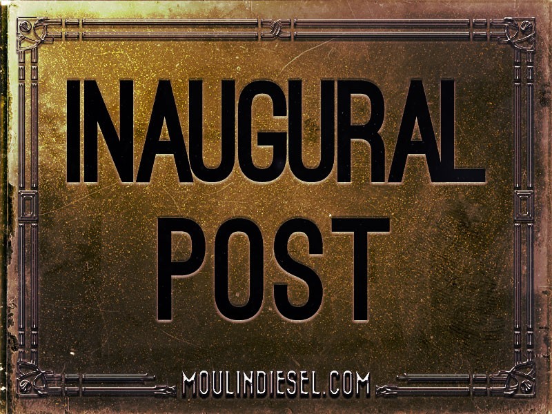 Inaugural Post